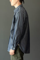 Engineered Garments - Work Shirt - Blue Cotton Chambray - Canoe Club