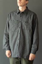 Engineered Garments - Work Shirt - Heather Grey Heavy Cotton - Canoe Club