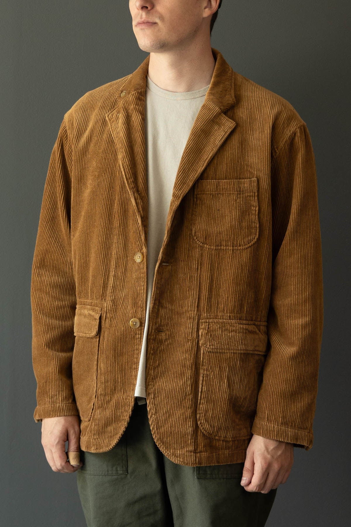 ENGINEERED GARMENTS LOITER JACKET S 茶色 Engineered Garments Loiter Jacket | Chestnut Cotton 8W