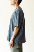 FrizmWORKS - OG Pigment Dye Half Tee - Blue - Canoe Club