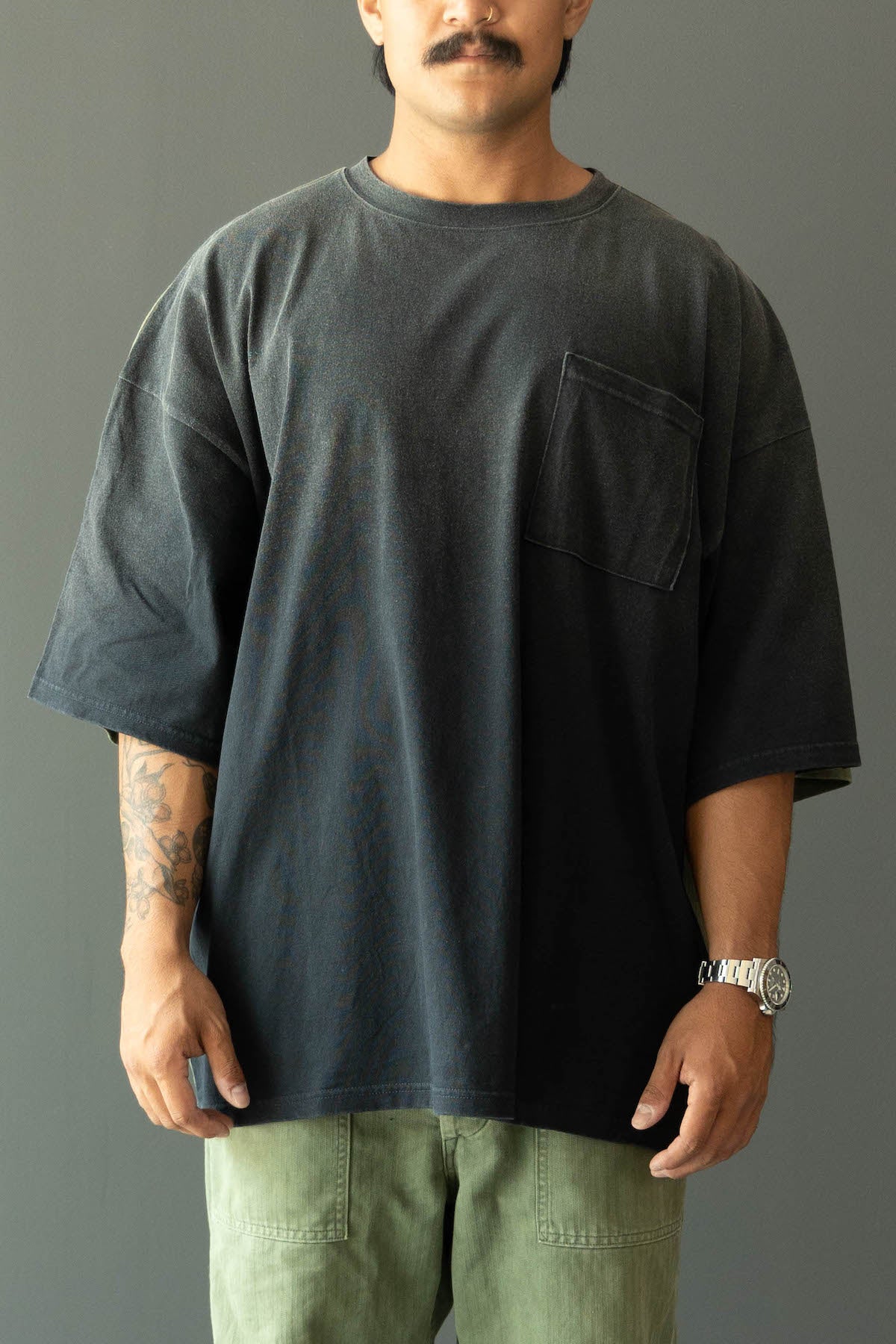 KAPITAL Oversized Printed Cotton-Jersey T-Shirt for Men