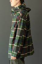 Engineered Garments - Cagoule Shirt - Olive Cotton Heavy Twill Plaid - Canoe Club