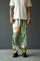 Kapital - Combed Burberry BRUSH-CAMO EASY Pants - White - Canoe Club