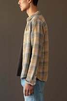 Corridor - Acid Plaid Stag Longsleeve - Tan - Canoe Club