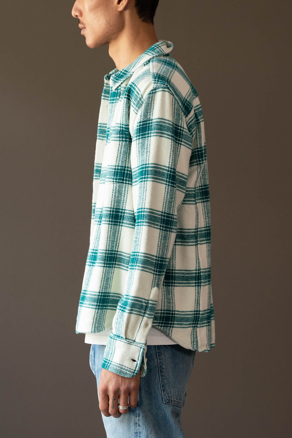 Corridor - Jewel Plaid Longsleeve - Natural - Canoe Club