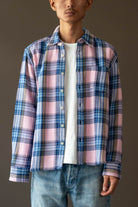 Corridor - Blanket Plaid Longsleeve - Pink - Canoe Club