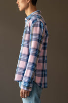 Corridor - Blanket Plaid Longsleeve - Pink - Canoe Club