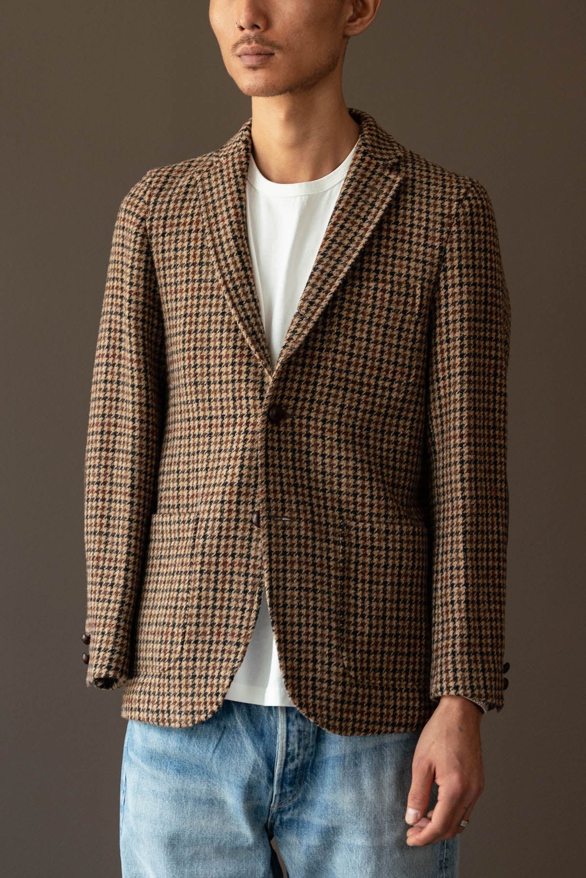 Wallin & Bros Wool Tweed Elbow Patches Plaid Suit Jacket Coat Blazer -  Men's 40R | eBay