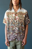 Kapital - Rayon NABAJO LAND Aloha Shirt - Light Grey - Canoe Club