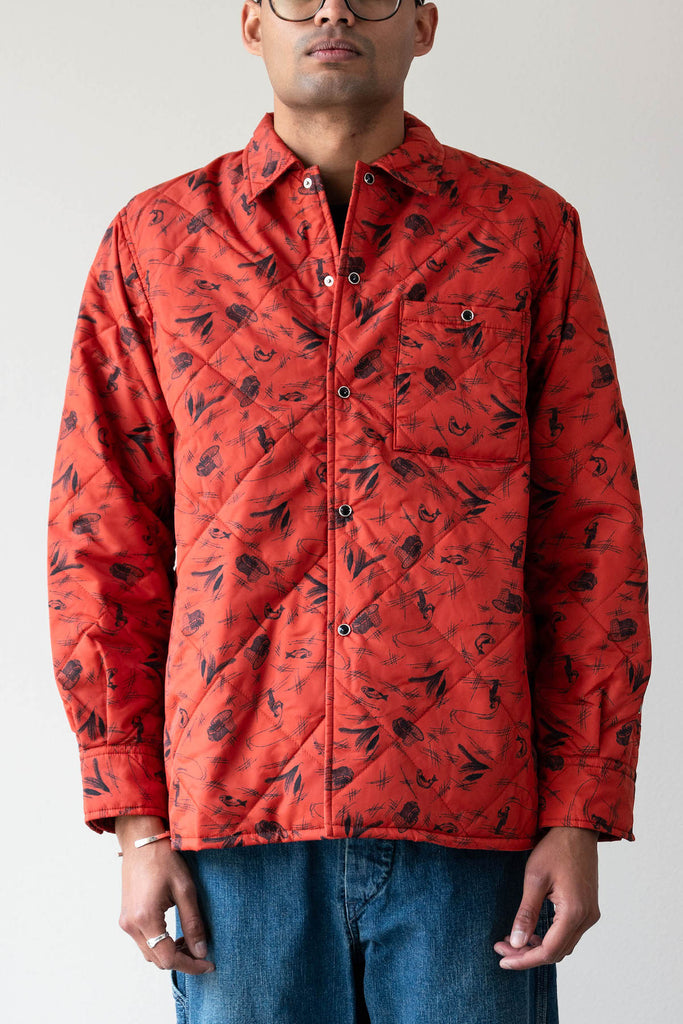 Beams Plus - Quilt Shirt Nylon - Rust - Canoe Club