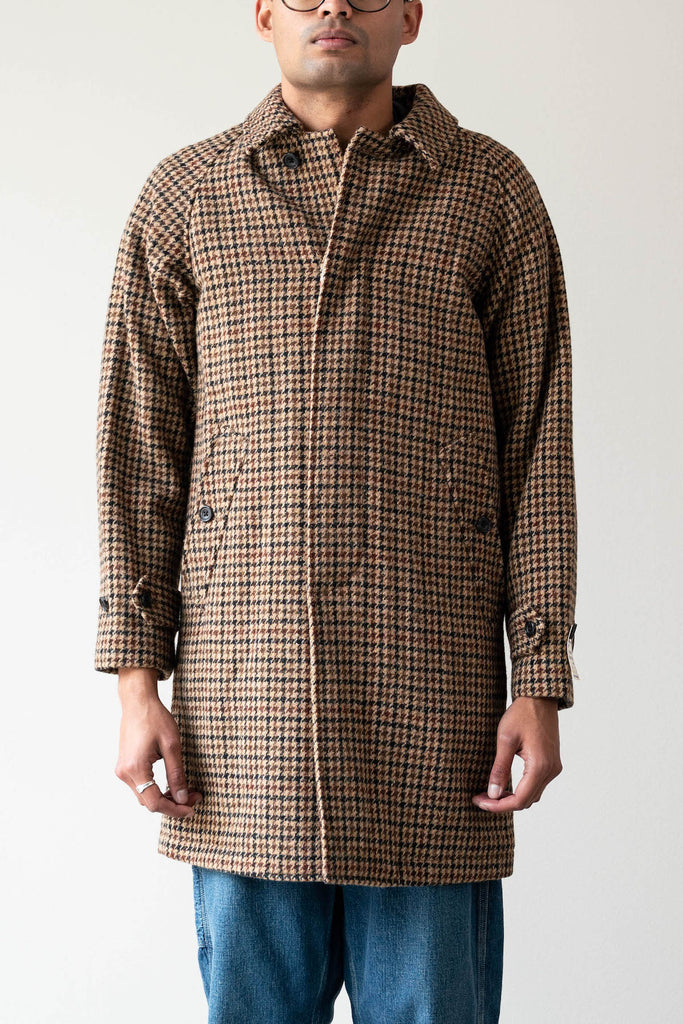 Beams Plus - Bal Collar Coat Harris Tweed - Gun Club - Canoe Club