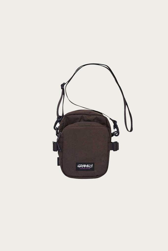 Gramicci - Cordura Mini Shoulder Bag - Brown - Canoe Club