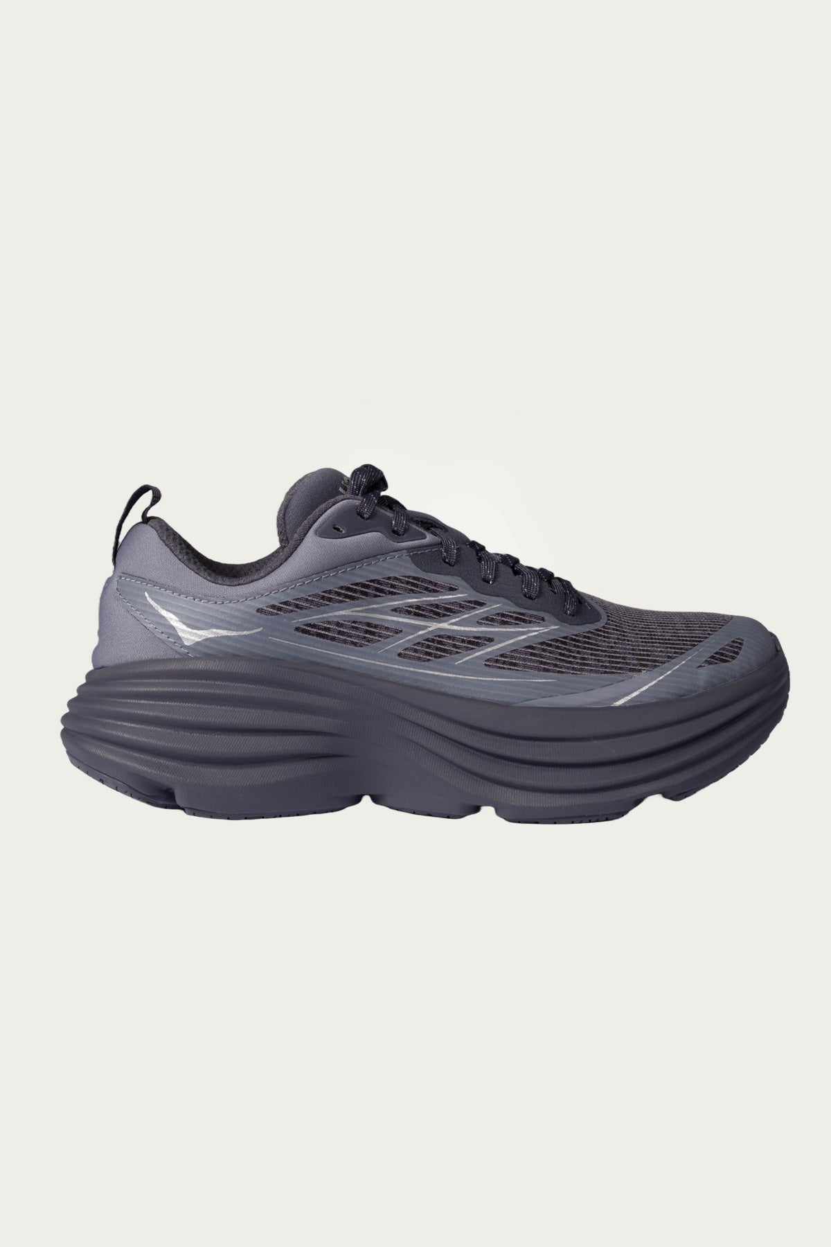 HOKA - U Bondi 8 TS Caged - Charcoal Grey/Grey Skies - Canoe Club