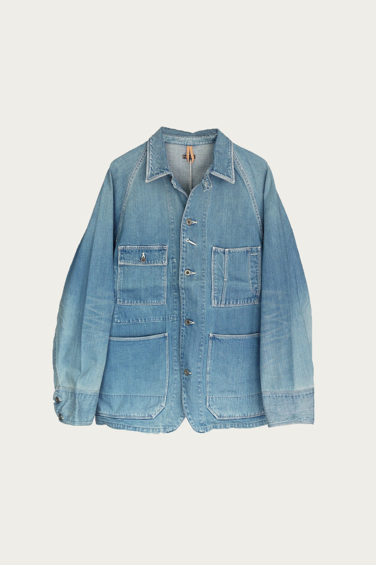 Kapital - 12oz Denim CACTUS Coverall (LIGHT) - Midtone - Canoe Club