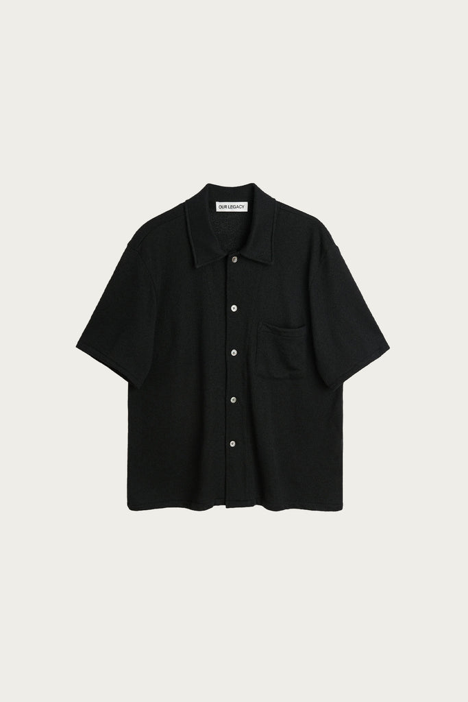 Our Legacy - Box Shirt - Black Boucle - Canoe Club