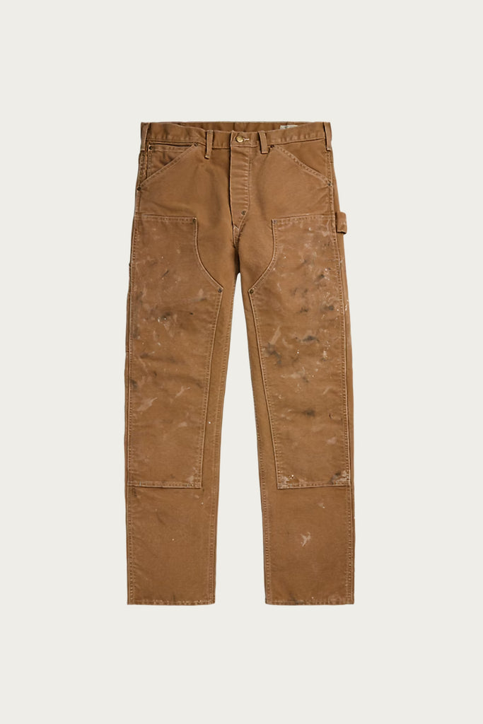 RRL - Hamilton Cotton Canvas Carpenter Pant - Khaki - Canoe Club