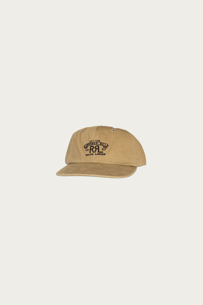 RRL - RRL Ranch Logo Twill Ball Cap - Khaki - Canoe Club