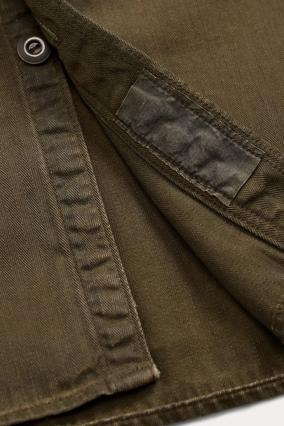 RRL - Long-Sleeve Cotton Preston Workshirt - Dark Olive - Canoe Club