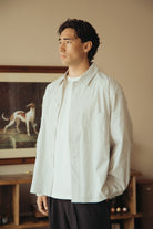 Lemaire - Pyjama Shirt - Creamy White/Taupe/Black - Canoe Club