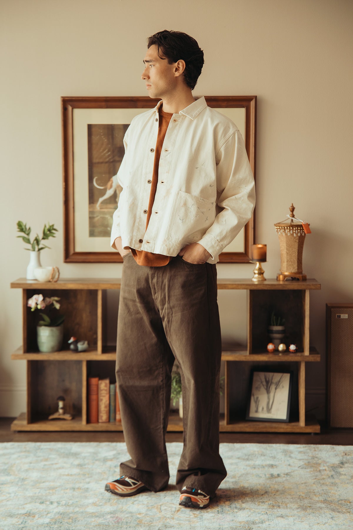 Taiga Takahashi - Lot.209 Buckle-Backed Trouser - Damaged Mud Dye - Canoe Club