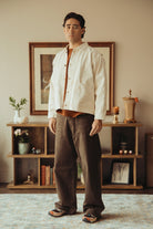 Taiga Takahashi - Lot. 303 Coverall Jacket - Ivory Paint - Canoe Club