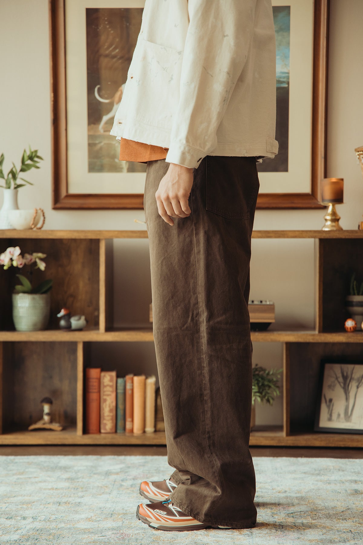 Taiga Takahashi - Lot.209 Buckle-Backed Trouser - Damaged Mud Dye - Canoe Club