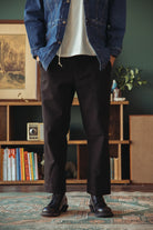 nanamica - Wide Straight Chino Pants - Black - Canoe Club