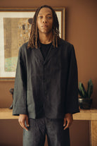 James Coward - Carry On Jacket - Black Welterweight Belgian Linen - Canoe Club