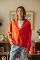 Guest In Residence - Everywhere Cardigan - Cherry - Canoe Club