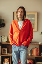 Guest In Residence - Everywhere Cardigan - Cherry - Canoe Club
