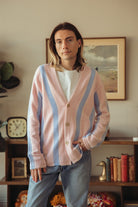 Guest In Residence - Baja Everywear Cardigan - Powder Pink Combo - Canoe Club