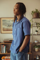 Howlin' - Seersucker Cocktail Shirt - Blue - Canoe Club