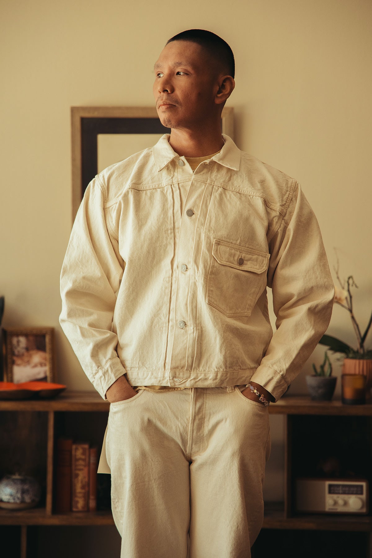 Fullcount - 2107EC - Type 1 Denim Jacket - Ecru - Canoe Club