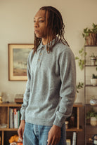 Howlin' - Dance of the Polo Knit - Sky Mix Superfine Lambswool - Canoe Club