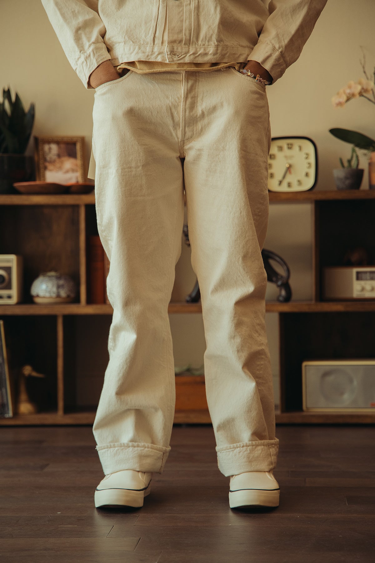 Fullcount - 0105EC - Wide Denim - Ecru - Canoe Club