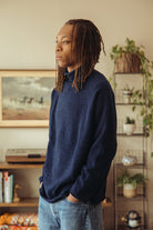 Howlin' - Extended Pleasure Knit - Navy Superfine Lambswool - Canoe Club