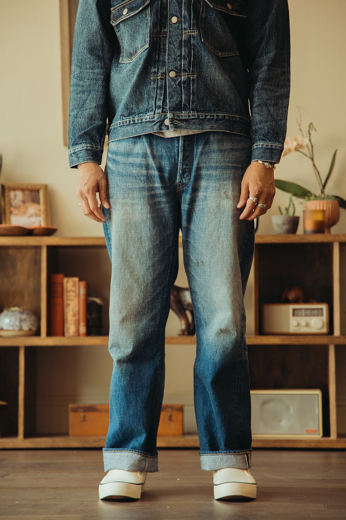 Fullcount - 1344-0105 - "More Than Real" Wide Denim - Indigo Blue - Canoe Club