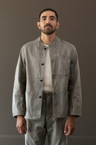 Taiga Takahashi - Lot.315 Railroad Jacket - Logwood Dyed Gray - Canoe Club