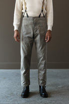 Taiga Takahashi - Lot.214 Railroad Trousers - Logwood Gray - Canoe Club