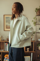 Auralee - Sponge Wool Twill Zip Blouson - Pale Green - Canoe Club