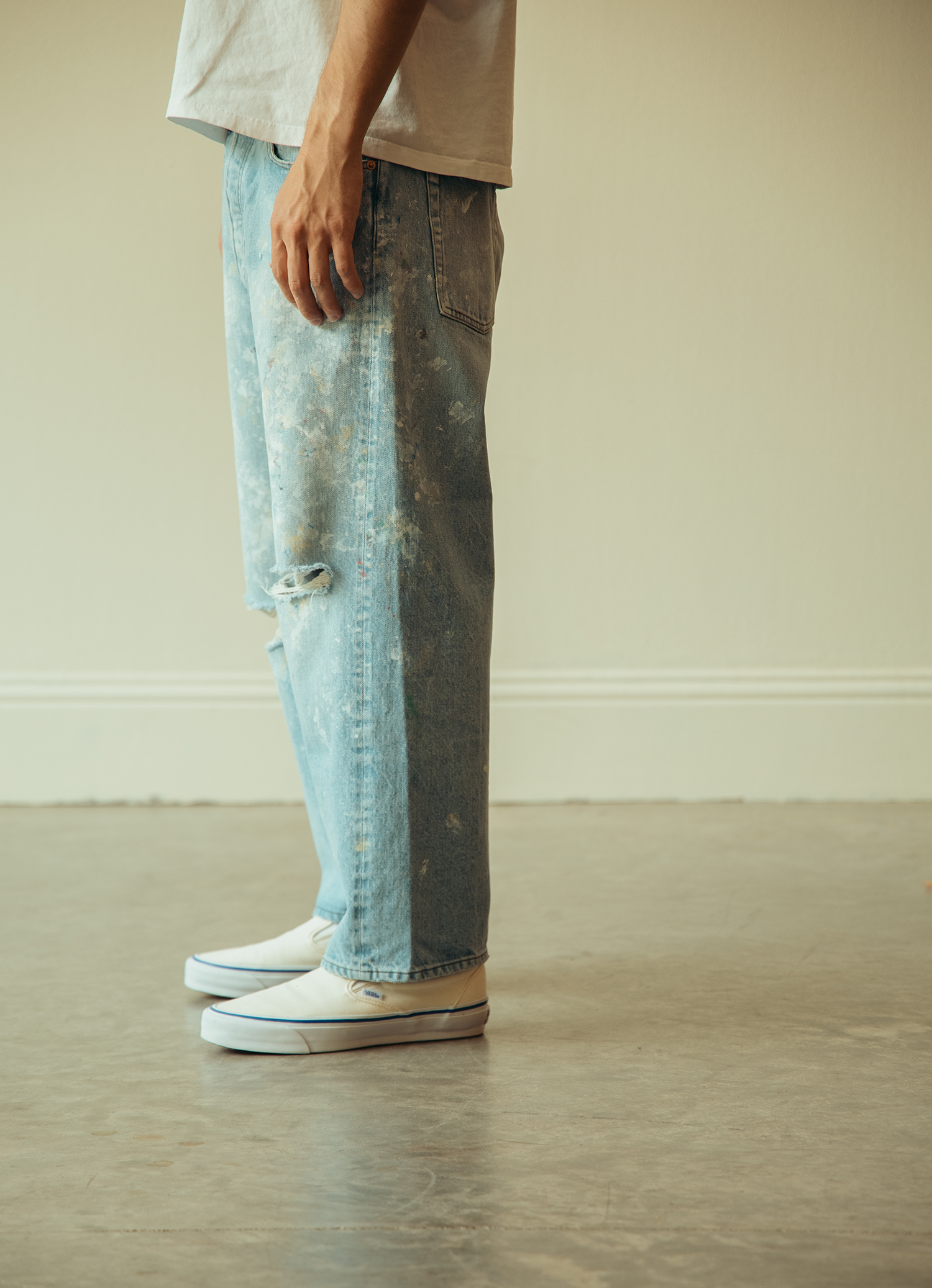 Herill - HL Damaged Denim - Damaged Worn - Canoe Club