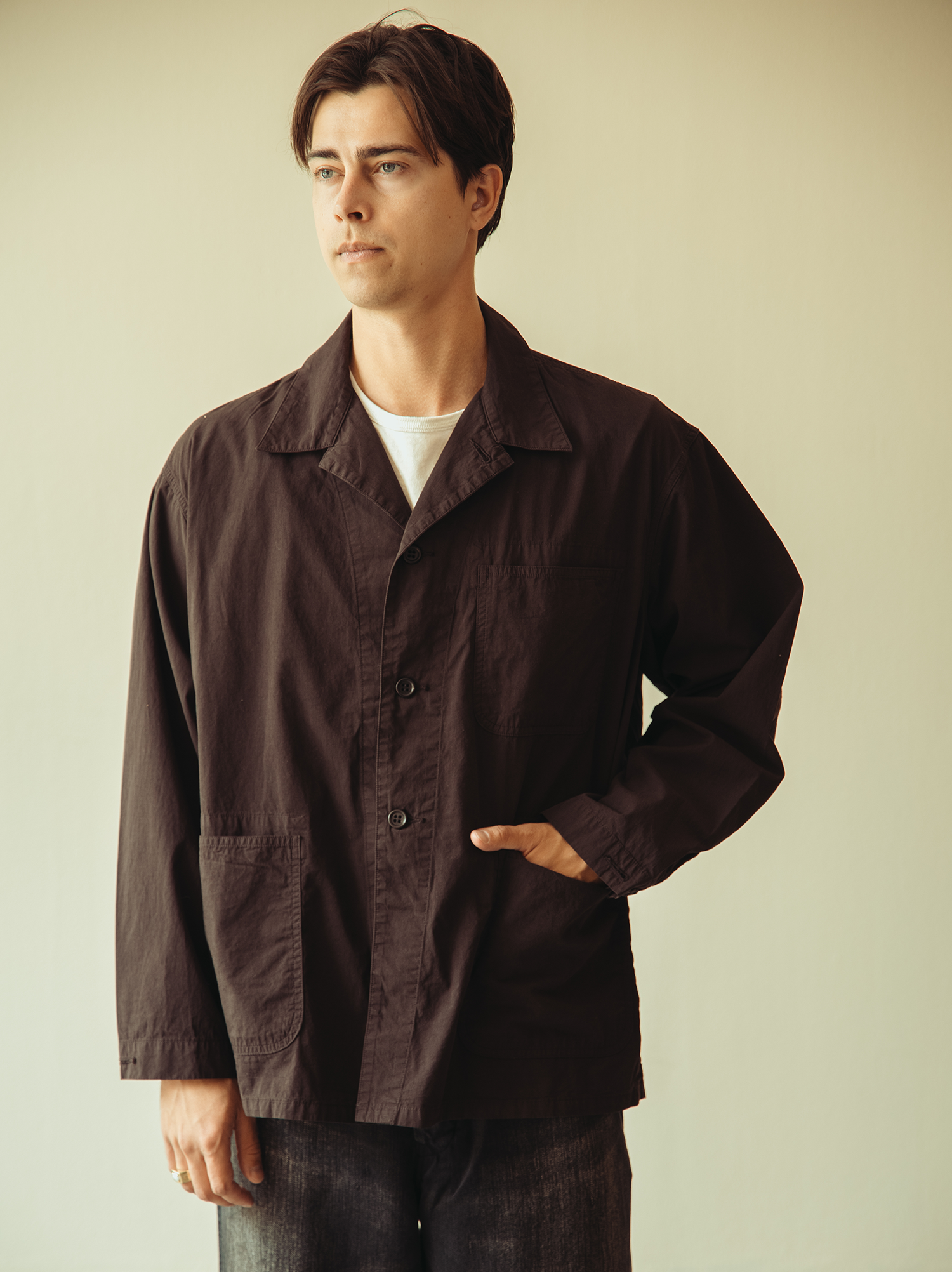 Herill - Ripstop P41 Coverall Jacket - Brown - Canoe Club