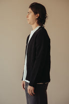 Marni - Jacquard Dishevelled Cotton 5G Cardigan - Black - Canoe Club