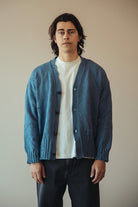 Marni - Jacquard Dishevelled Cotton 5G Cardigan - Sapphire Blue - Canoe Club