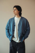 Marni - Jacquard Dishevelled Cotton 5G Cardigan - Sapphire Blue - Canoe Club