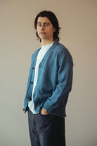 Marni - Jacquard Dishevelled Cotton 5G Cardigan - Sapphire Blue - Canoe Club