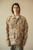 Engineered Garments - Explorer Shirt Jacket - Brown Polyester Leopard - Canoe Club