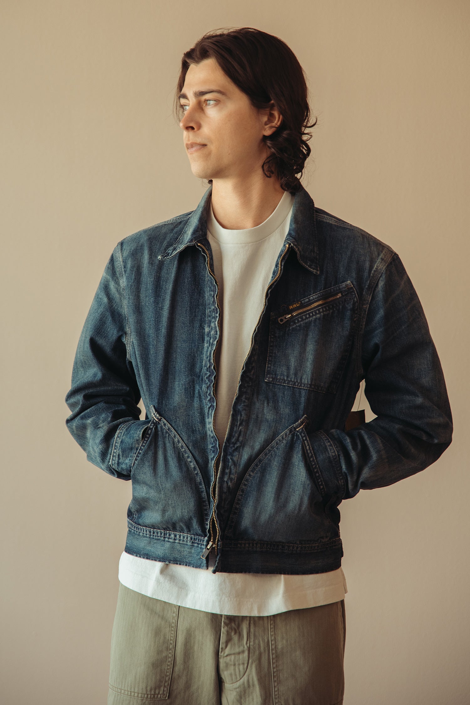 RRL - Leyton Indigo Denim Jacket - Leyon Wash - Canoe Club
