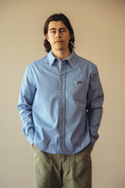 Marni - Colored Light Denim Western Shirt - Iris Blue - Canoe Club