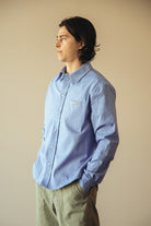Marni - Colored Light Denim Western Shirt - Iris Blue - Canoe Club